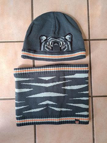 Ensemble bonnet et tour de cou Sergent Major