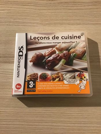 Jeu Nintendo DS (leçons de cuisine)