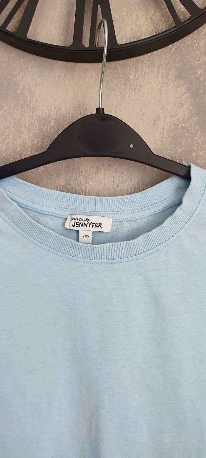 Tee-shirt cropped Jennyfer XXS - photo numéro 2
