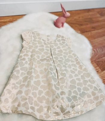 Jolie robe de cérémonie 12mois portee 1 fois