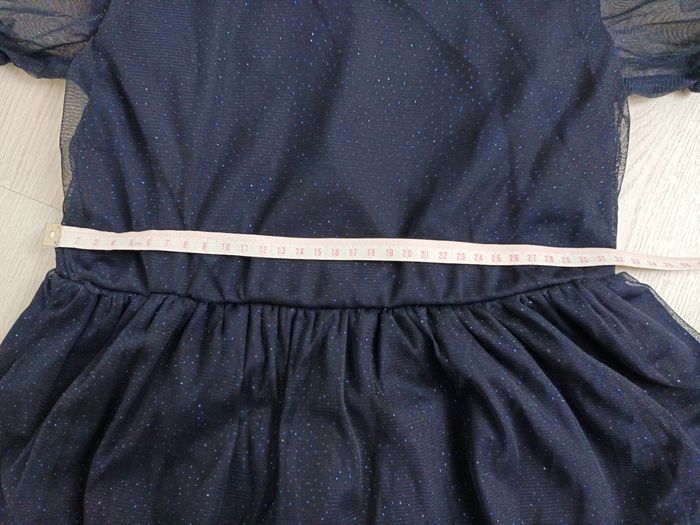 Robe bleu marine Tissaia 6/7 ans – Tulle pailleté 👗 - photo numéro 10