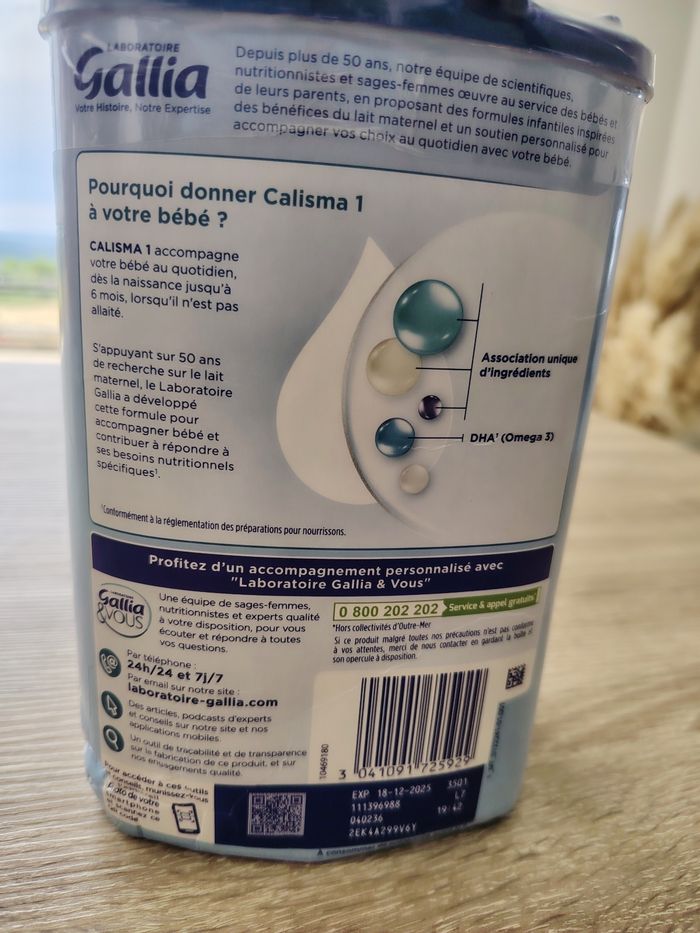 Lait gallia calisma - photo numéro 3