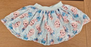 Jupe reine des neiges bleue avec tulle h&m 18 mois 2 ans