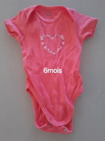 Body fille mc 6 mois