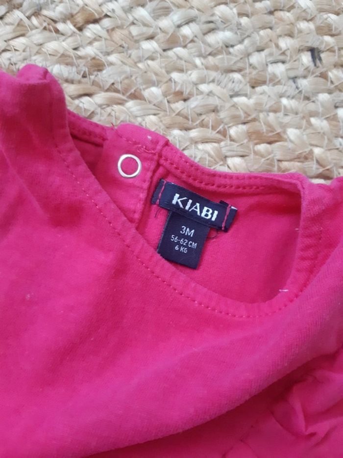Haut rose Kiabi 3 mois - photo numéro 2