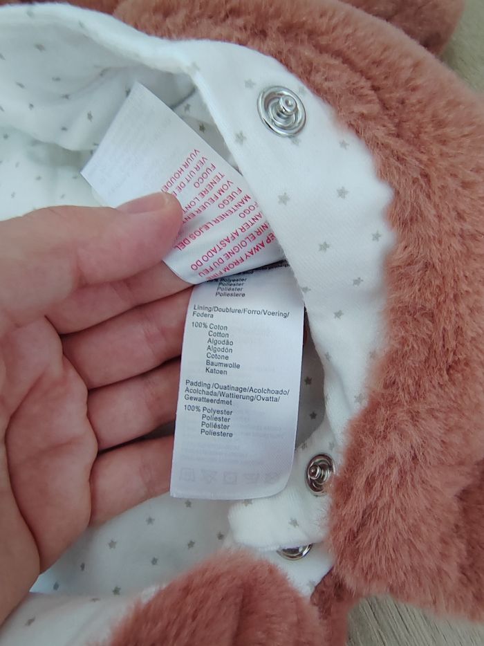 Combipilote mouton bébé fausse fourrure - photo numéro 4