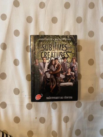 livre/roman, sublime créature de Kami Garcia et Margaret Stohl