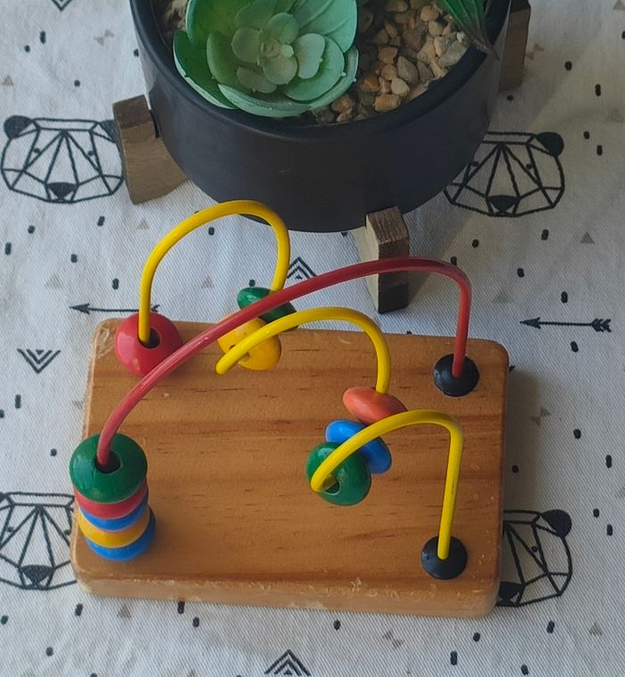 Petit boulier en bois