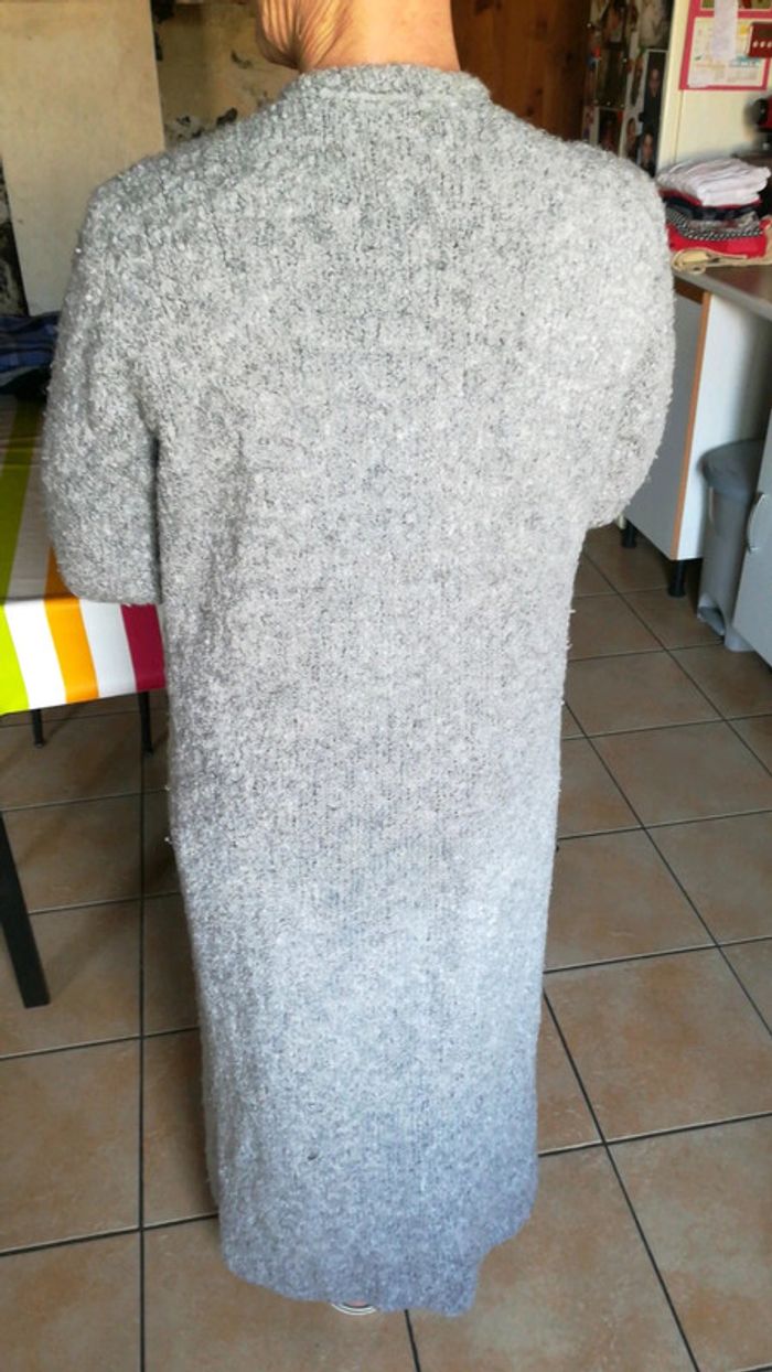 Gilet long avec 4 boutons - photo numéro 2