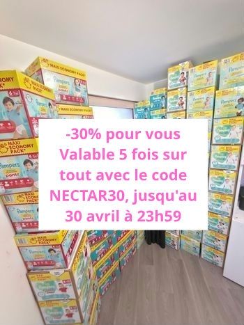 Pampers Toutes tailles à retrouver dans mon profil