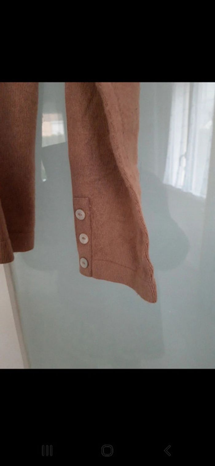 Pull marron clair - photo numéro 2