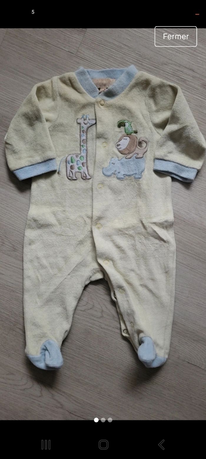 Grenouillère garçon 3 mois