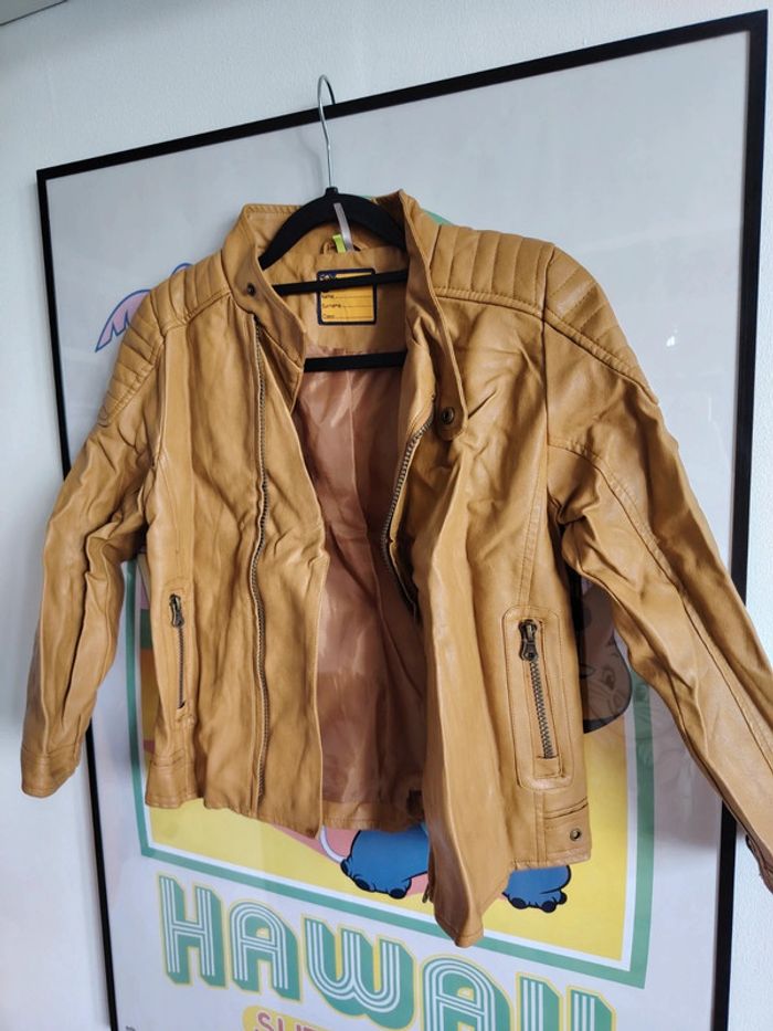Veste simili cuir  Orchestra taille 8 ans