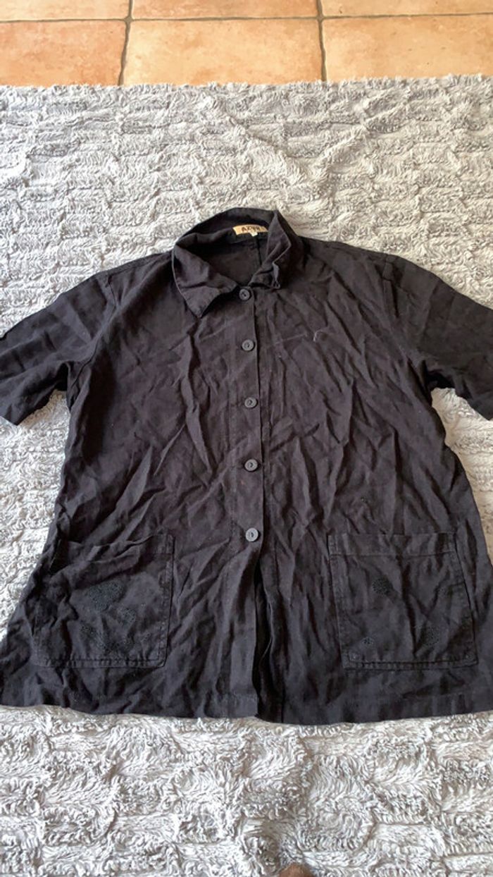 Chemise noir Azur taille L