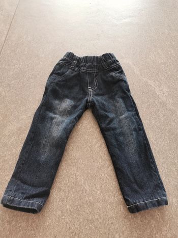 Pantalon jean hiver bébé garçon 2 ans comme neuf