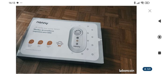 Nanny care - moniteur de surveillance respiratoire