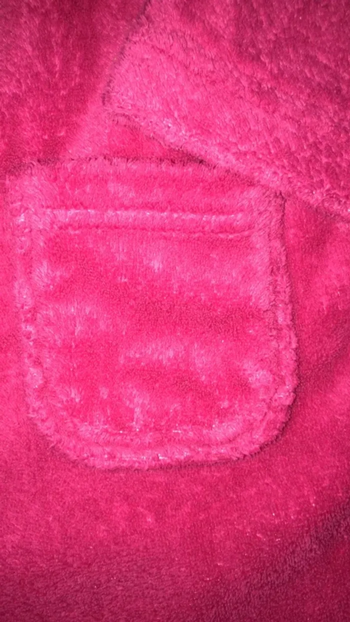 Robe de chambre en peluche motif Chat In Extenso 6 ans - photo numéro 5