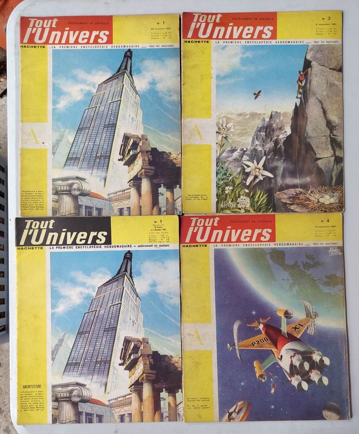 Livres - Magazines - Revues Tout L'univers  Entièrement en couleurs : Édition Hachette 1961 et 1964
