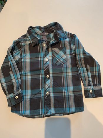 Chemise manche longue H&M 18 24 mois garçon