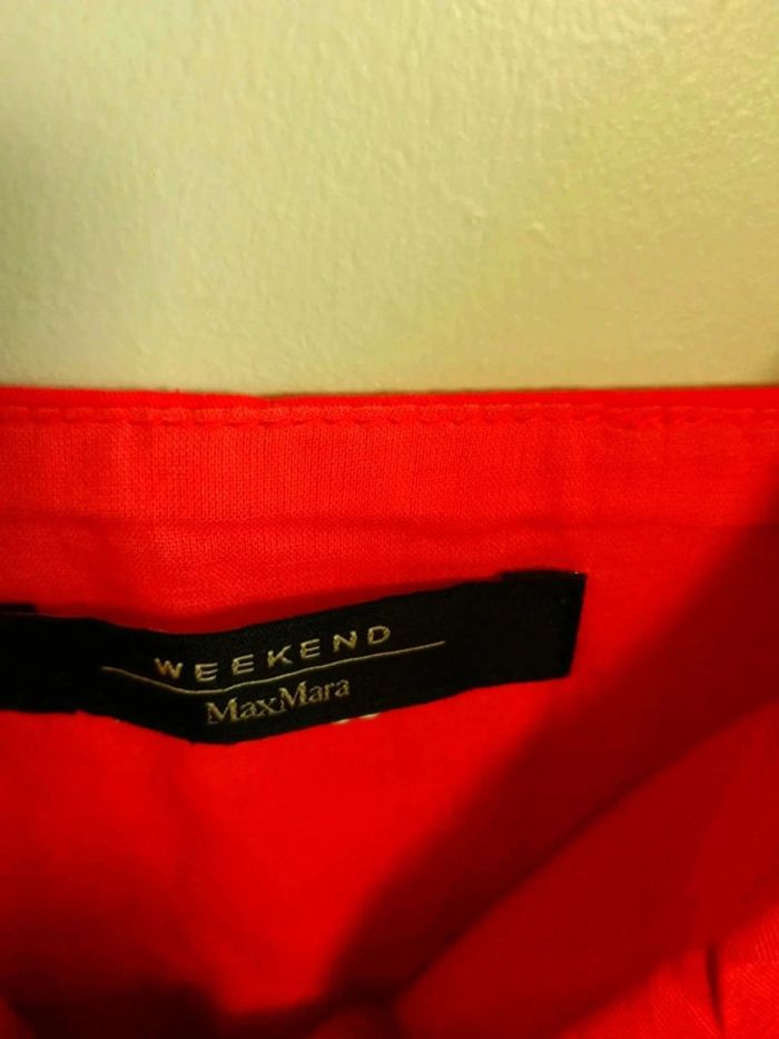 C25 robe rouge Weekend Maxmara 40 - photo numéro 3