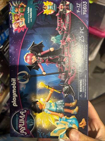 70803 Playmobil Crystal Fairy et Bat Fairy avec Animaux
