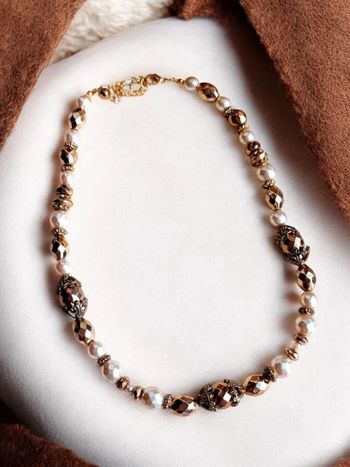 Magnifique collier de perles vintage