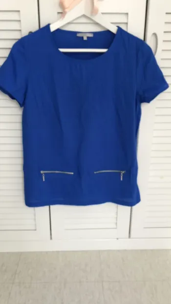 Top été chic bleu roi 👑 T40 Camaïeu