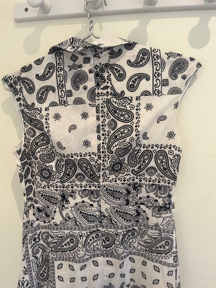 Robe longue neuves avec étiquette marque indépendante taille M motif noir et blanc - photo numéro 10