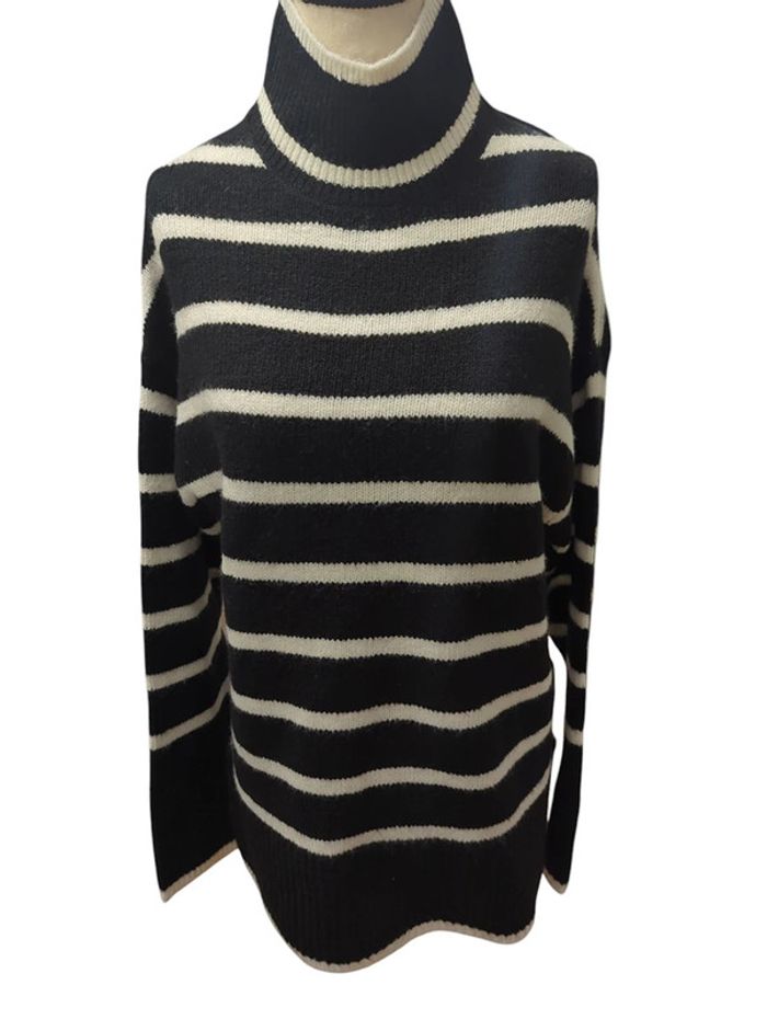 pull col roule Amisu noir taille S