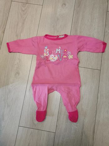 Pyjama rose 9 mois