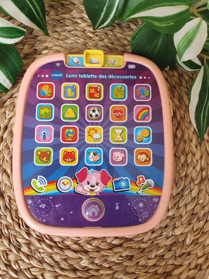 Tablette Lumi des découvertes rose Vtech - photo numéro 2