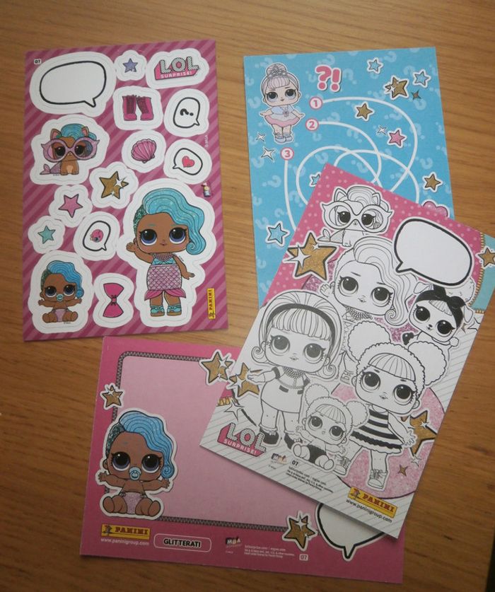 L.O.L Surprise Magnetic trading Card 07-Glitterati Club - photo numéro 3