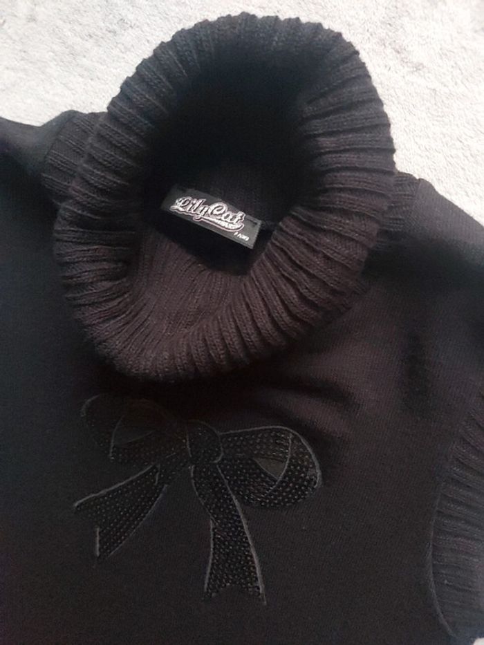 Pull long Noir Fille - photo numéro 3