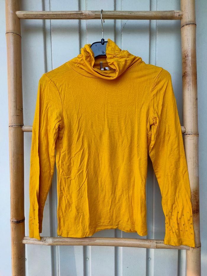 Sous pull moutarde Orchestra taille 8 ans