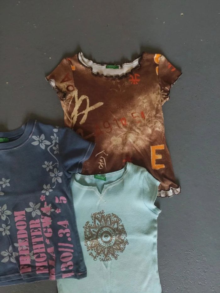 Benetton 3 tee shirt 4 ans - photo numéro 4