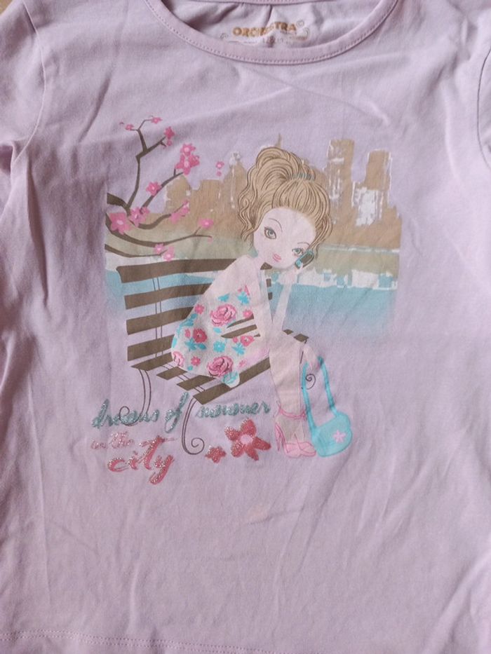 Tee-shirt coton 8ans Orchestra - photo numéro 3