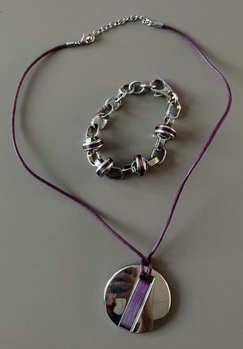 Collier + bracelet