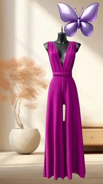 Combi mauve positions multiples pour cérémonies ou soirées