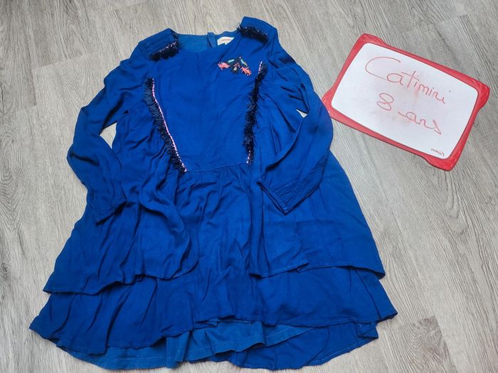 Robe bleu roi Catimini 8 ans 👗 neuve