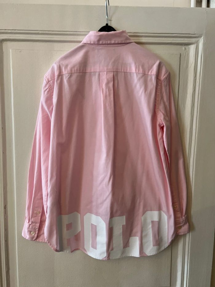 Chemise tunique manches longues logo arrière 10 ans - Ralph Lauren - photo numéro 4