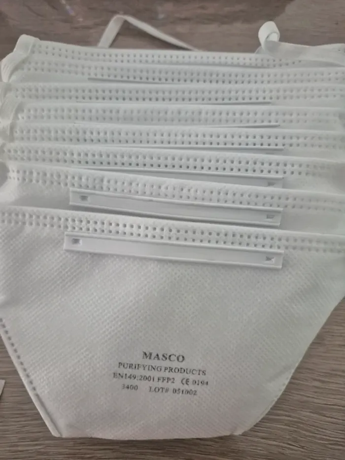 8 Demi-Masques Filtrants Pliables Masco 3400 - photo numéro 3