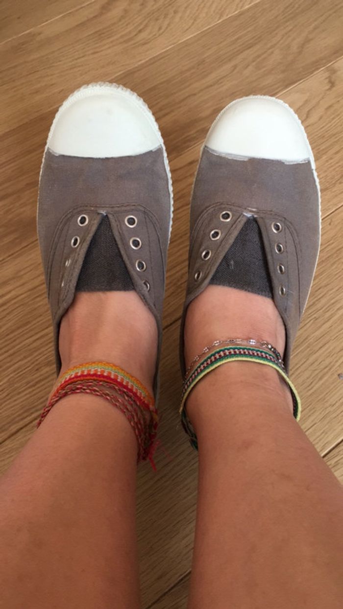 Petites baskets chipie à lacets taille 37