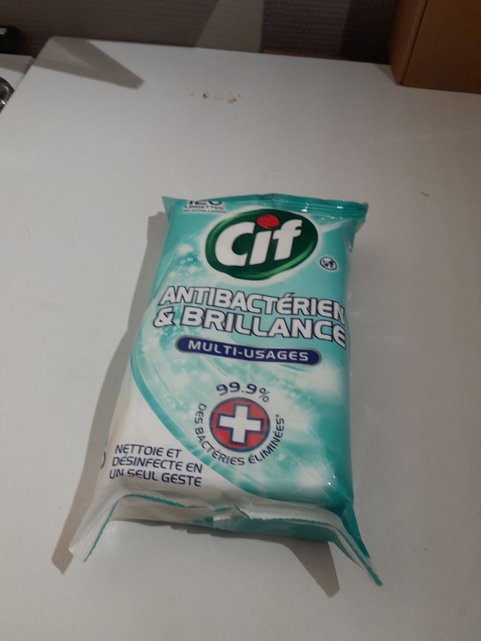 Lingette antibacterienne