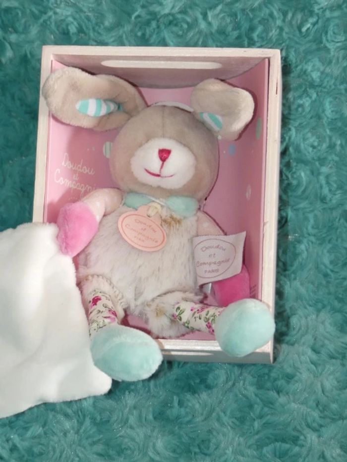 Doudou lapin Choupidoudou Doudou et compagnie 🐰 neuf - photo numéro 2