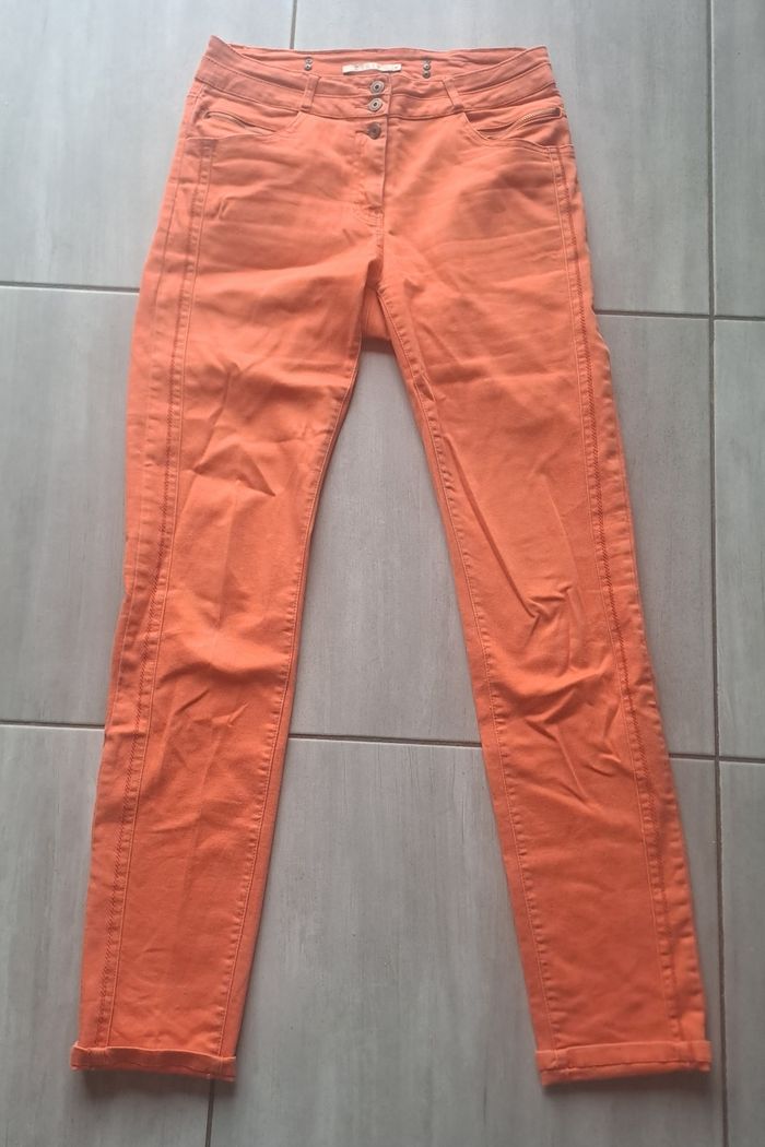 Jean Orange Elora Taille 38