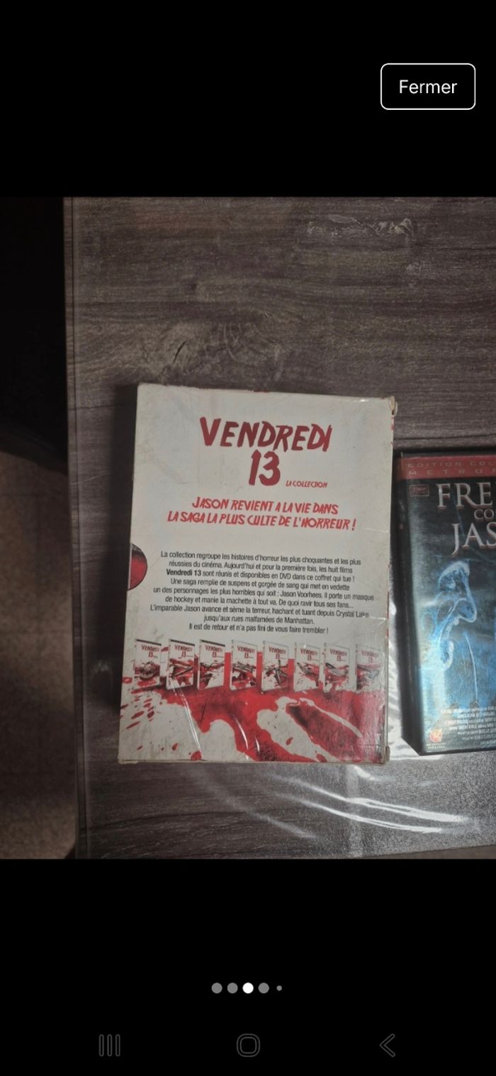 Lot horreur coffret vendredi 13 et coffret les griffes de la nuit 🌃 - photo numéro 3