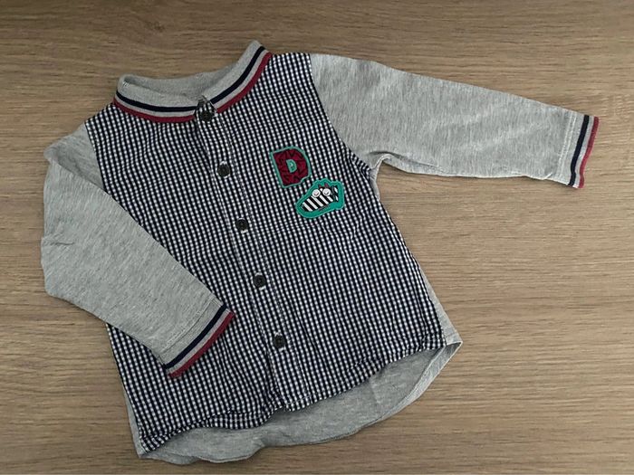 Chemise manches longues DPAM 9 mois