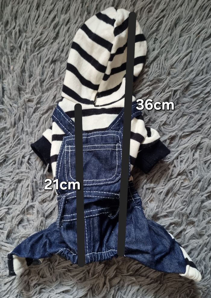 Combinaison salopette taille XS chien ou chat - photo numéro 7