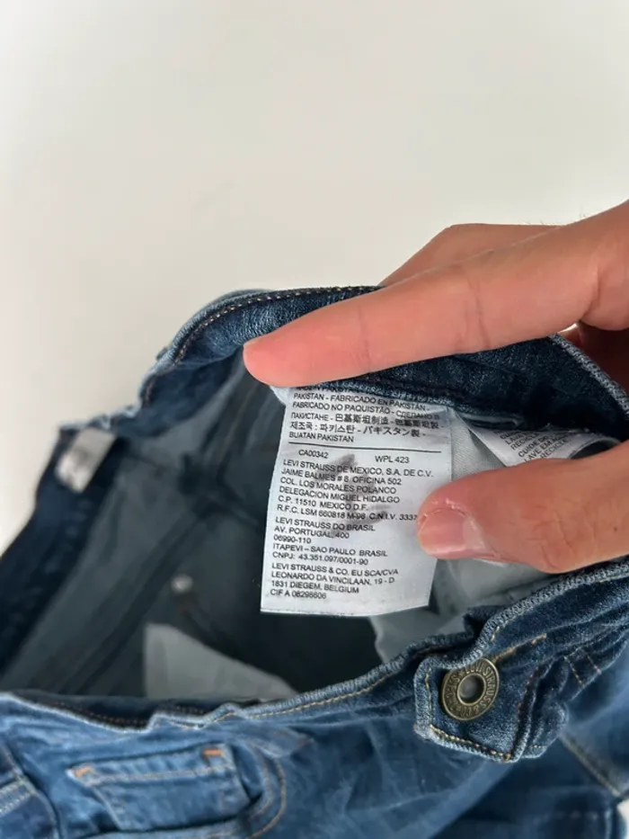 Jean Levi's Femme Bleu Marine W32 L34 | 515 Bootcut | Taille FR42 | Très Bon État LF621 - photo numéro 5