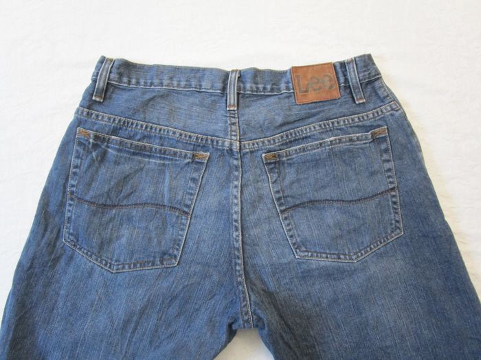 Jean femme LEE Dungarees coupe Bootcut Relaxed High Rise Taille 40 W30 L34 Bleu (J259) - photo numéro 5